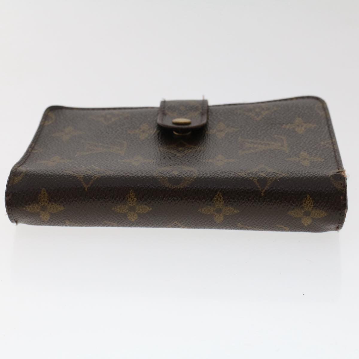 LOUIS VUITTON Monogram Porte Papier Zip Wallet M61207 LV Auth 50244