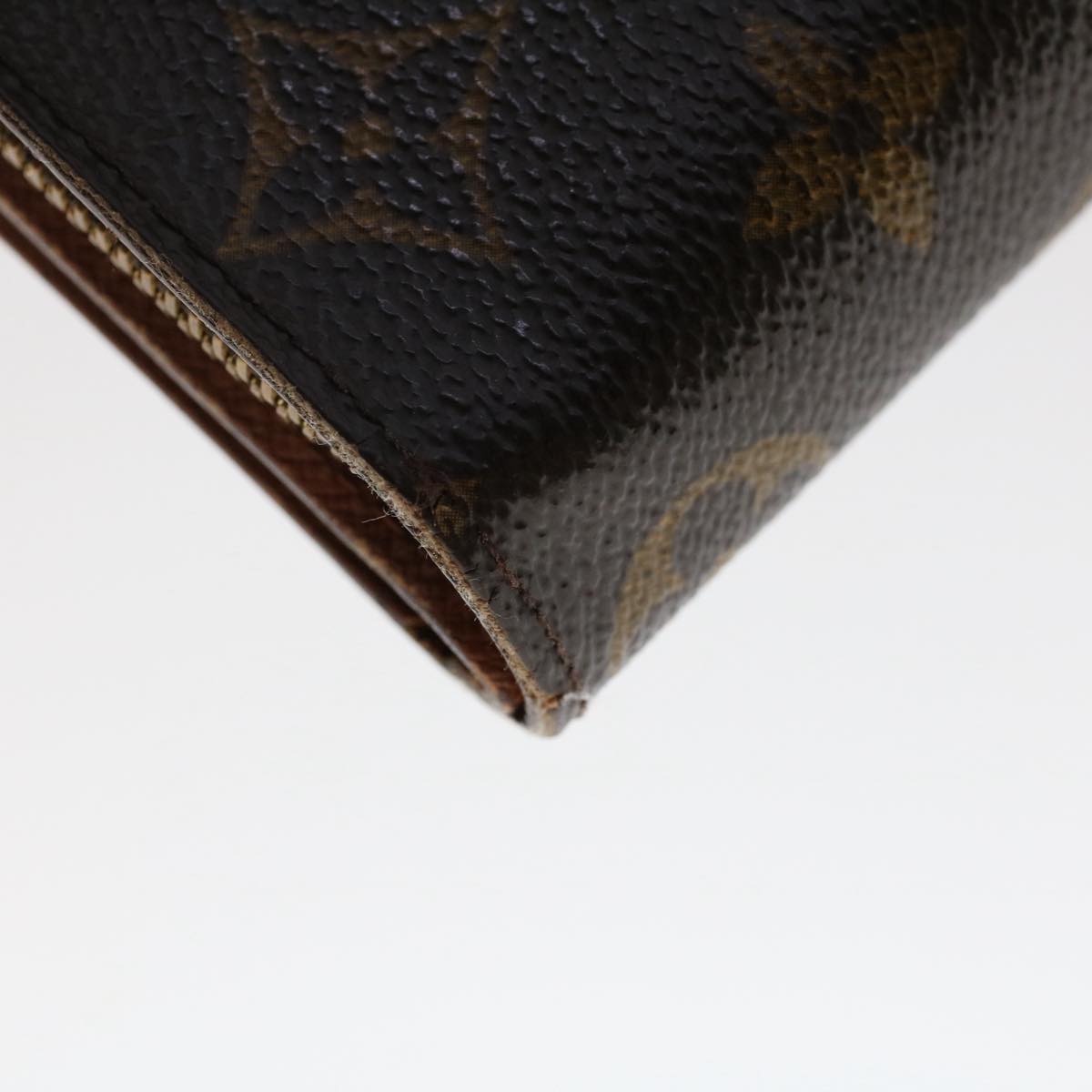 LOUIS VUITTON Monogram Compact Zip Wallet M61667 LV Auth 50247