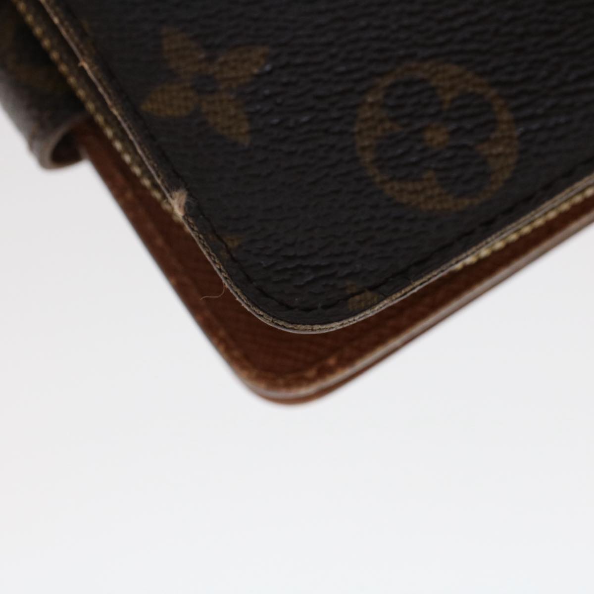 LOUIS VUITTON Monogram Compact Zip Wallet M61667 LV Auth 50247