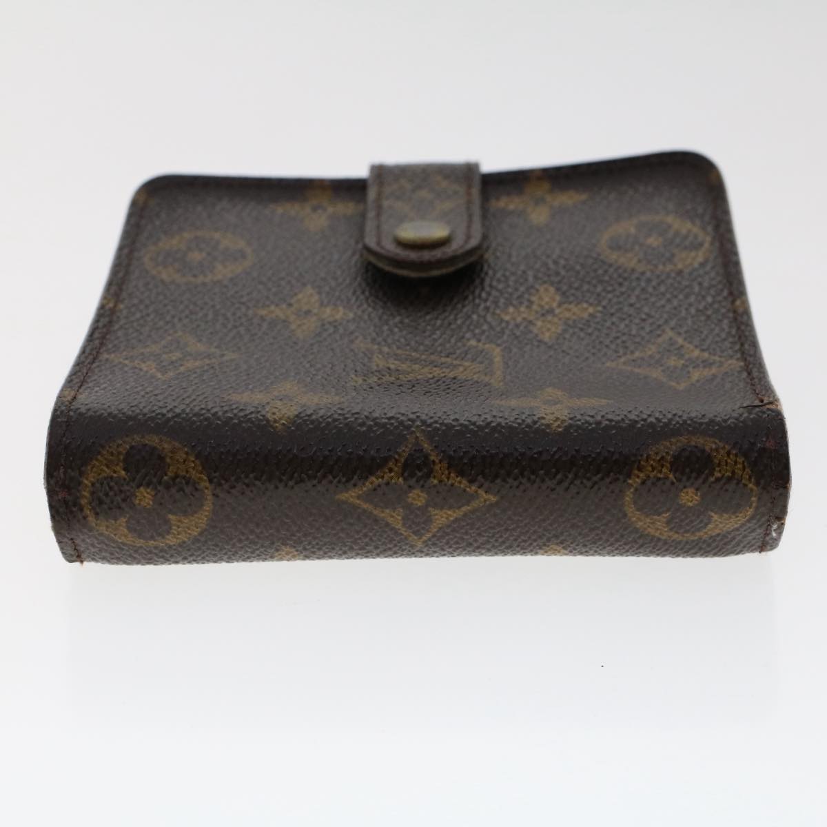 LOUIS VUITTON Monogram Compact Zip Wallet M61667 LV Auth 50247