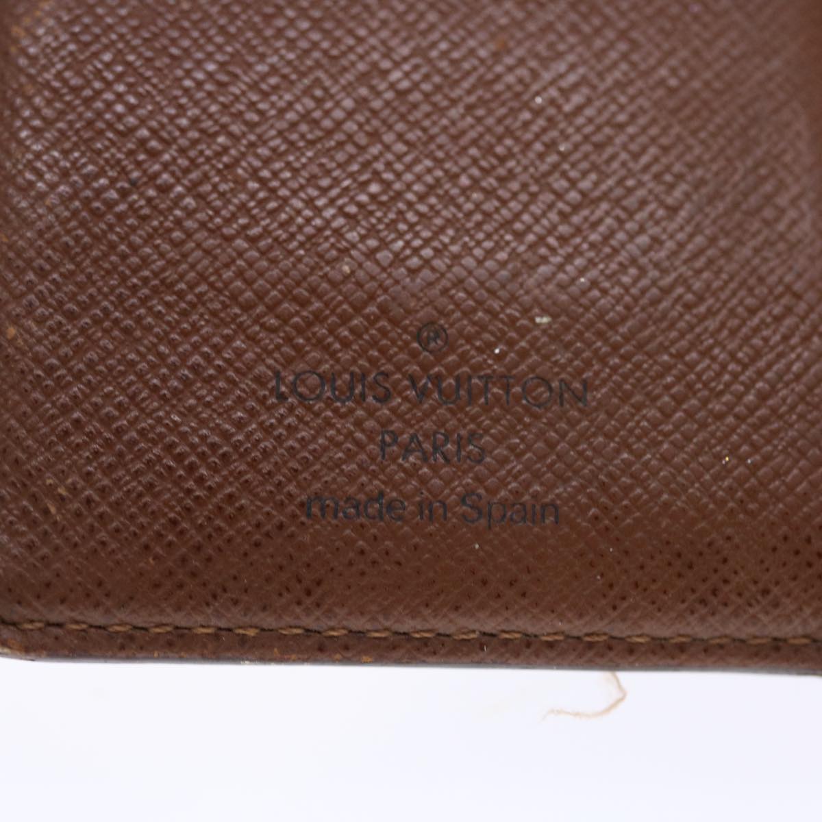 LOUIS VUITTON Monogram Porte Monnaie Billets Viennois Wallet M61663 Auth 50283