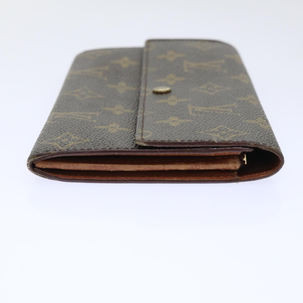 LOUIS VUITTON Monogram Porte Monnaie Bier Cartes Crdit Wallet M61652 Auth 50303