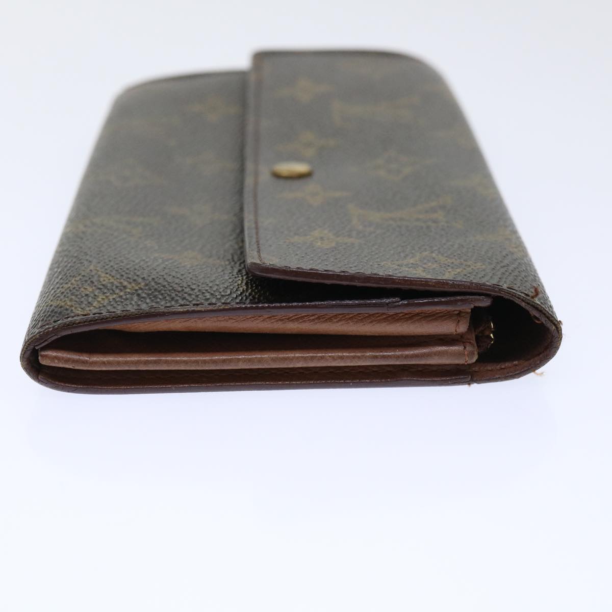 LOUIS VUITTON Monogram Porte Monnaie Bier Cartes Crdit Wallet M61652 Auth 50304