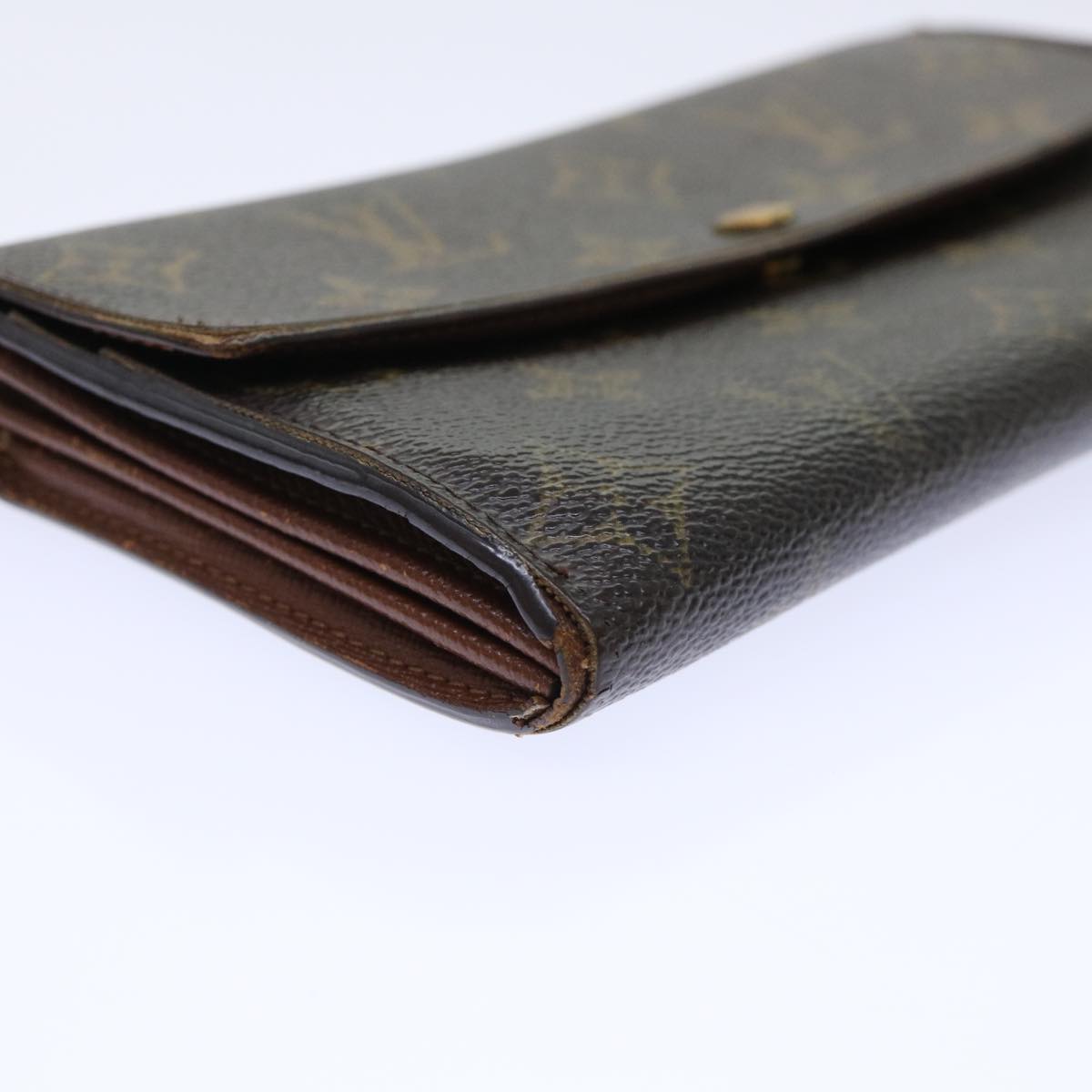 LOUIS VUITTON Monogram Portefeuille Sarah Long Wallet M61734 LV Auth 50306