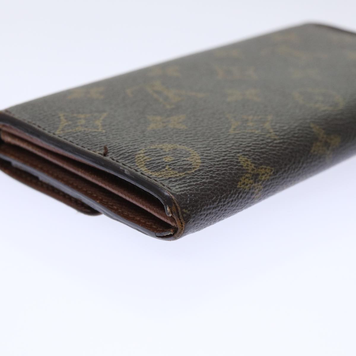 LOUIS VUITTON Monogram Portefeuille Sarah Long Wallet M61734 LV Auth 50306