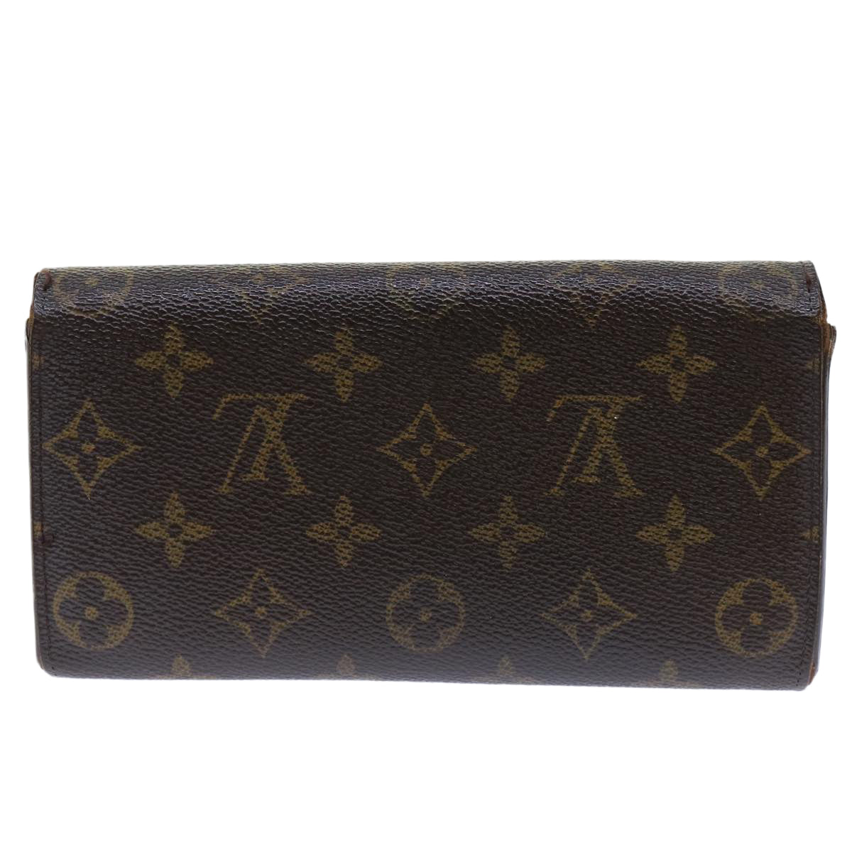 LOUIS VUITTON Monogram Portefeuille Sarah Long Wallet M61734 LV Auth 50306