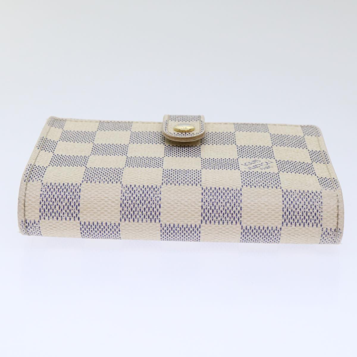 LOUIS VUITTON Damier Azur Portefeuille Viennois Bifold Wallet N61676 Auth 50310