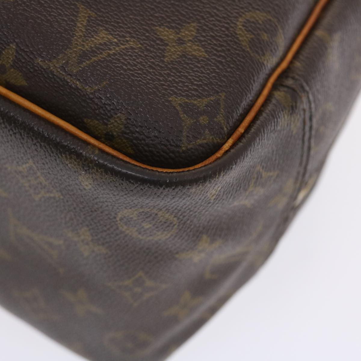 LOUIS VUITTON Monogram Deauville Hand Bag M47270 LV Auth 50336