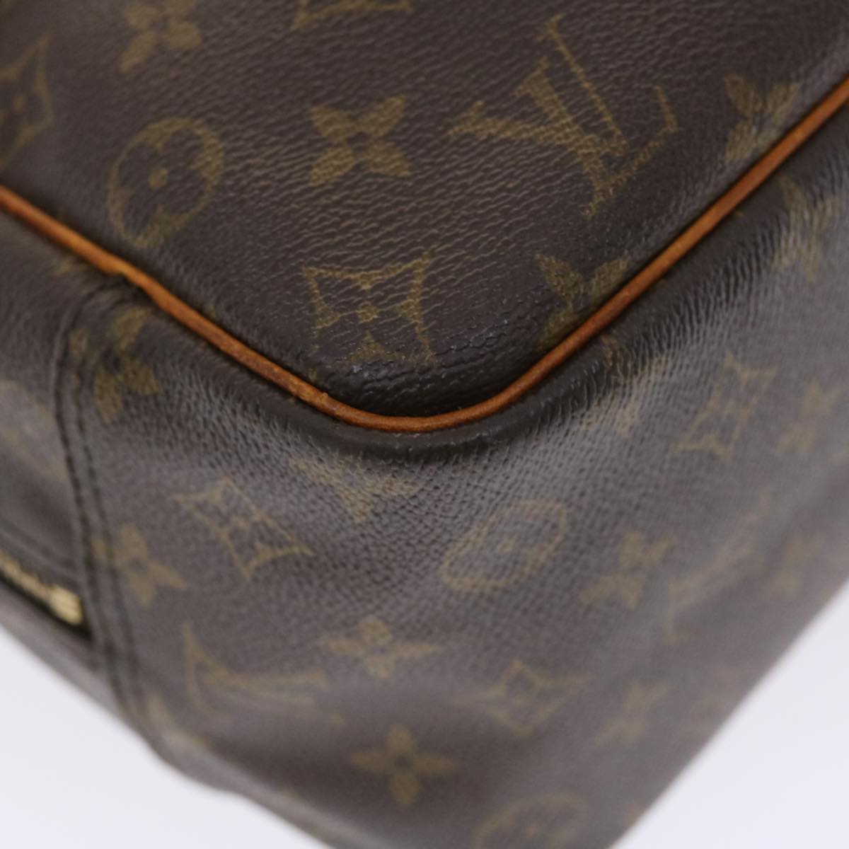 LOUIS VUITTON Monogram Deauville Hand Bag M47270 LV Auth 50336