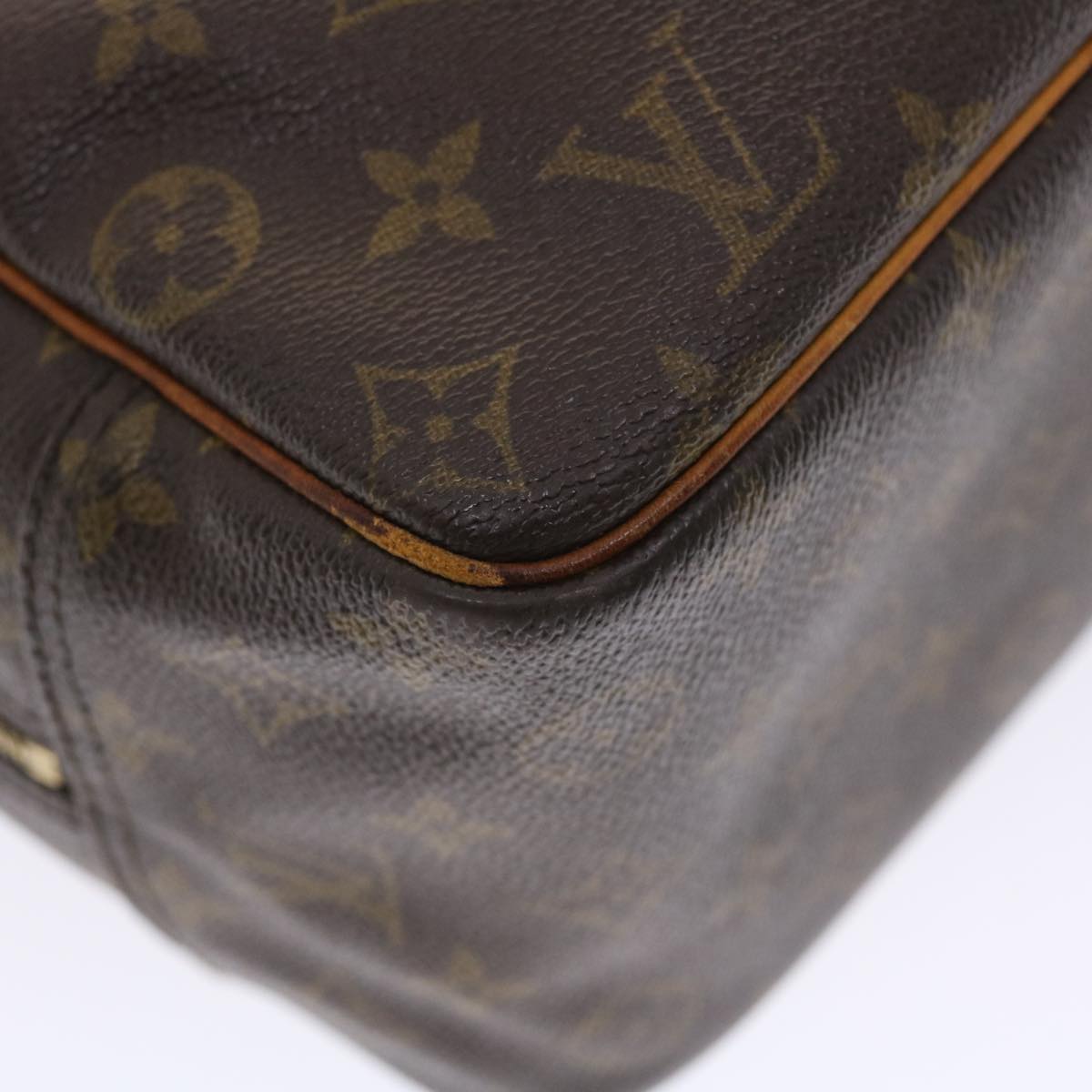 LOUIS VUITTON Monogram Deauville Hand Bag M47270 LV Auth 50336