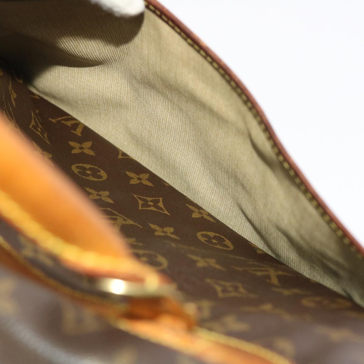 LOUIS VUITTON Monogram Deauville Hand Bag M47270 LV Auth 50336