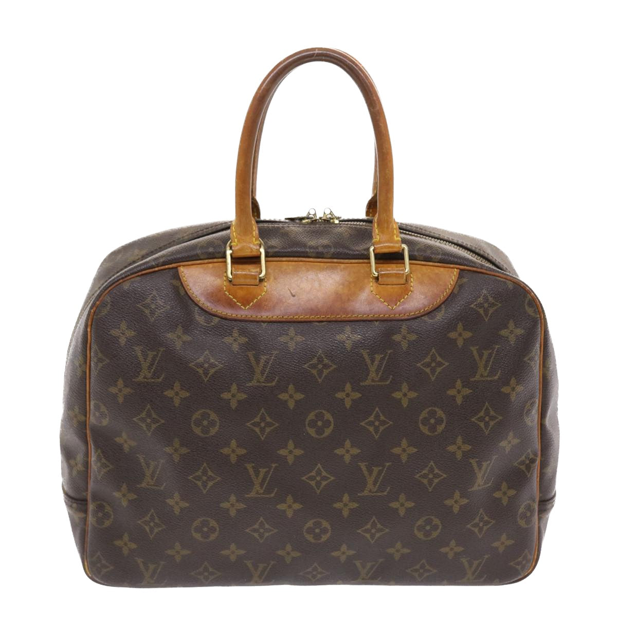 LOUIS VUITTON Monogram Deauville Hand Bag M47270 LV Auth 50336