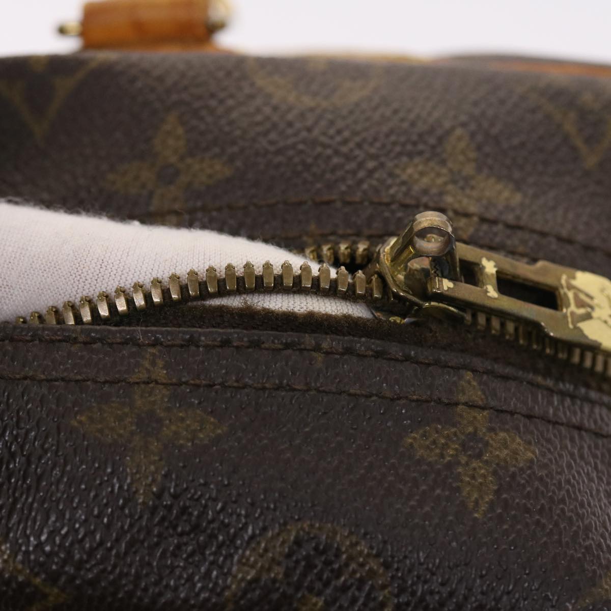 LOUIS VUITTON Monogram Deauville Hand Bag M47270 LV Auth 50336