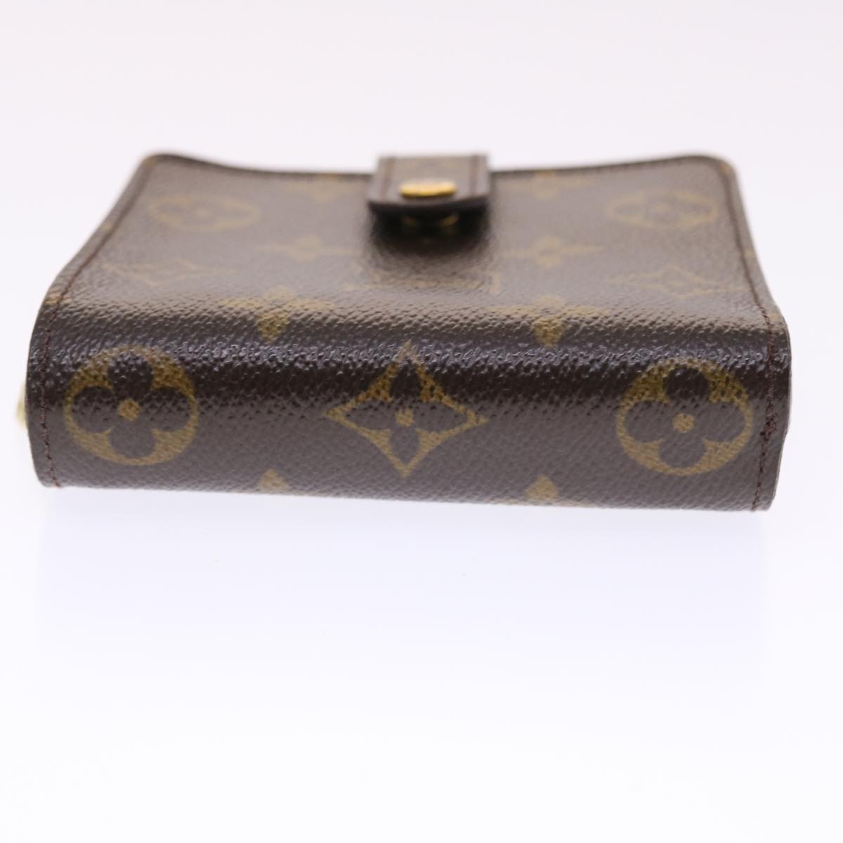 LOUIS VUITTON Monogram Compact Zip Wallet M61667 LV Auth 50449