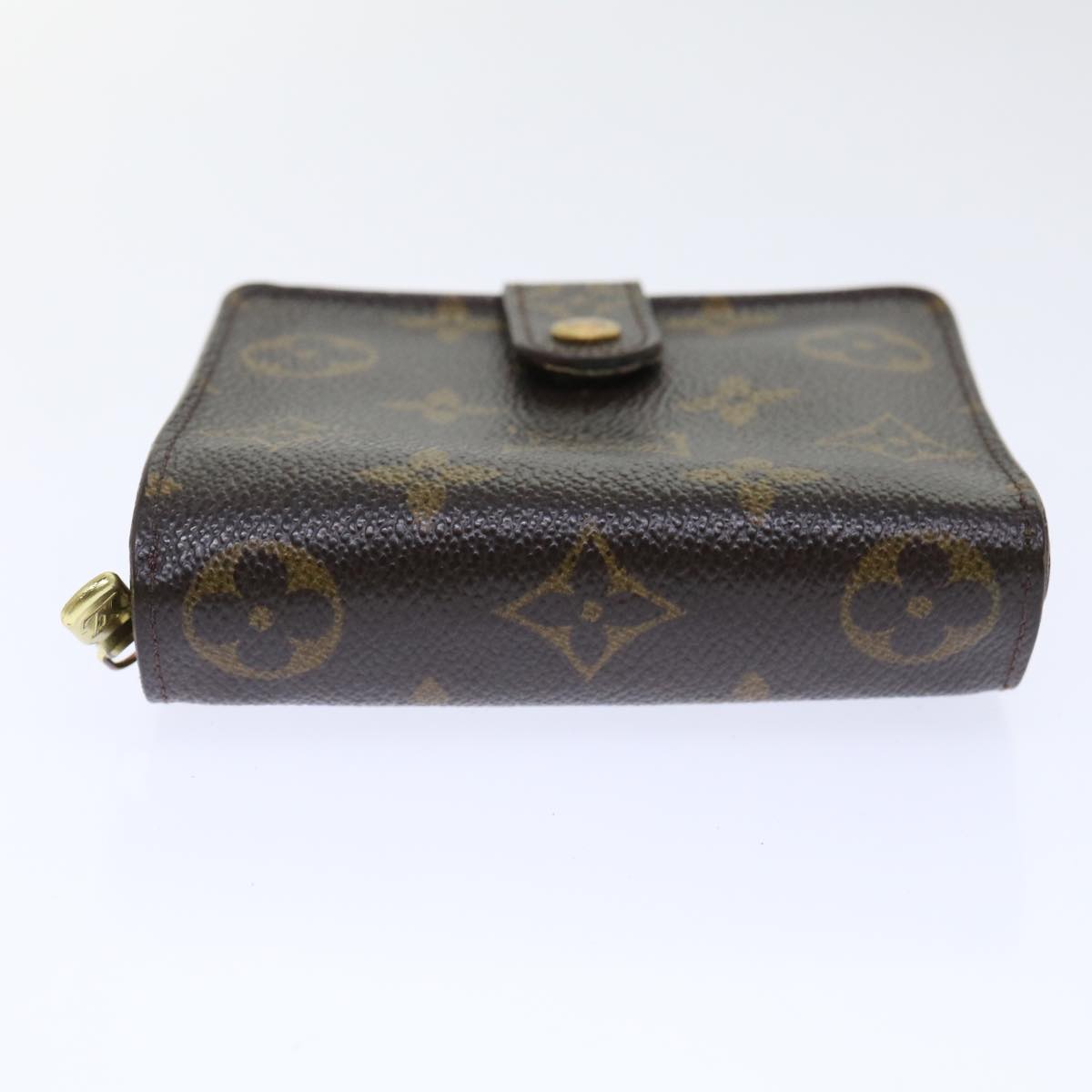 LOUIS VUITTON Monogram Compact Zip Wallet M61667 LV Auth 50455