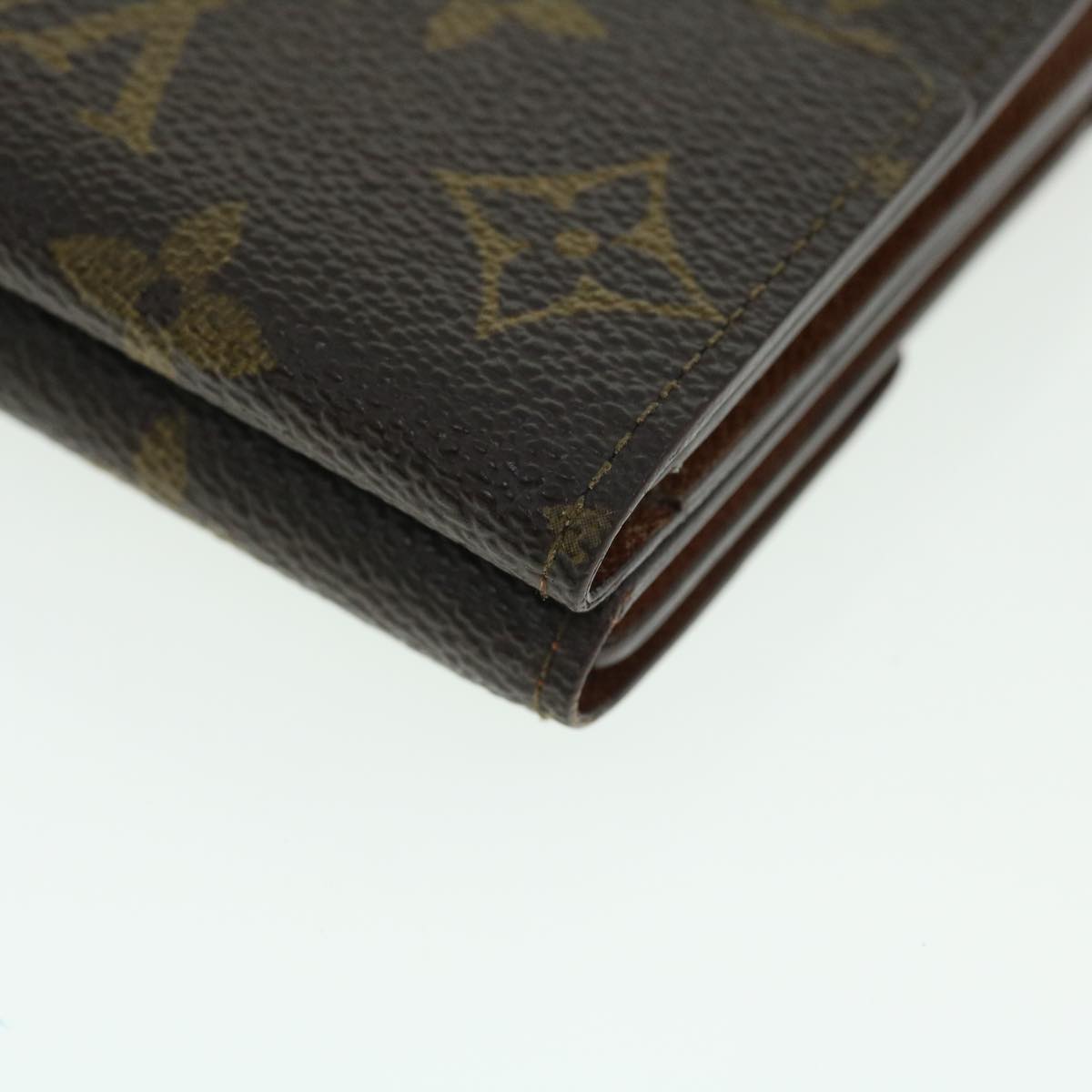 LOUIS VUITTON Monogram Portefeuille Elise Wallet M61654 LV Auth 50456