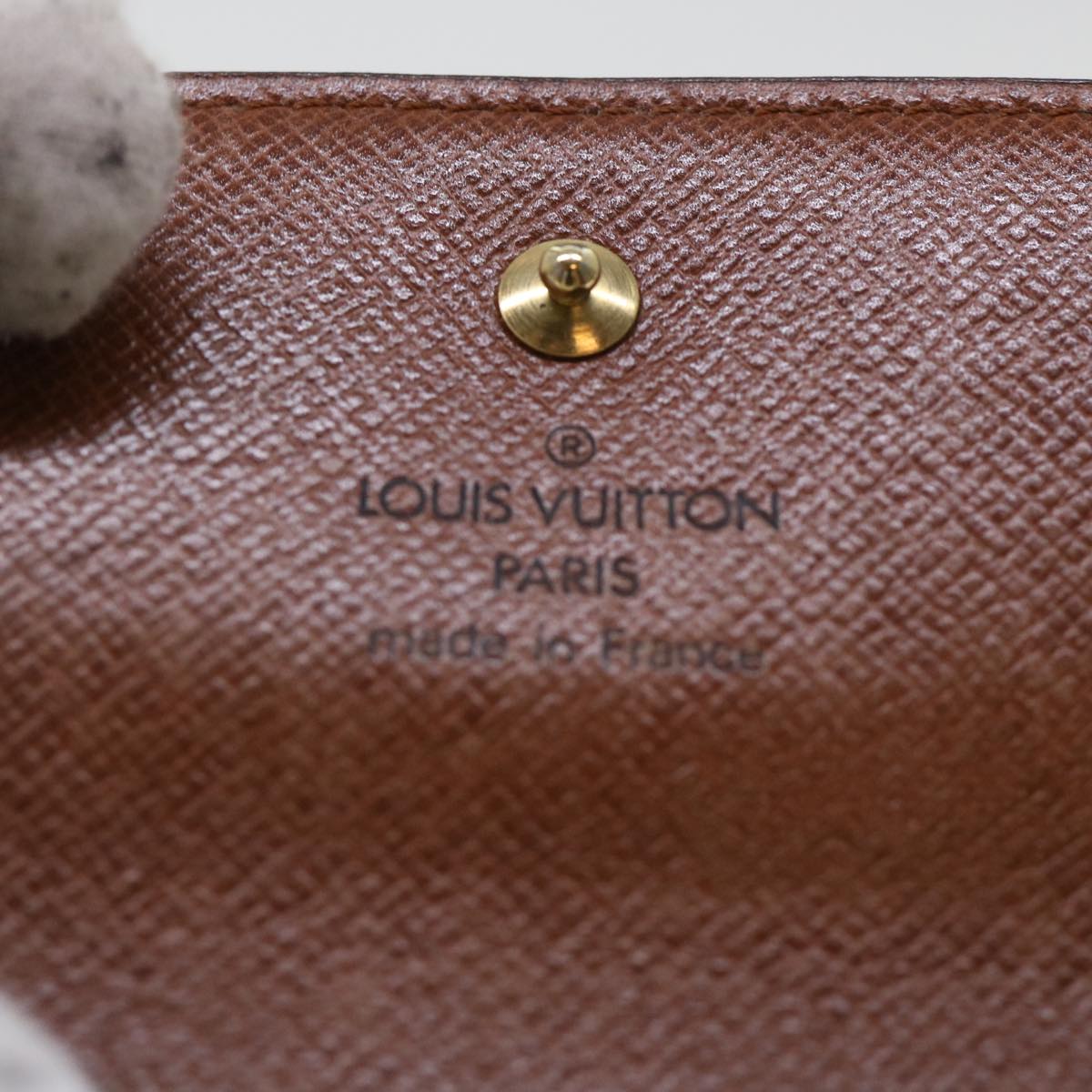 LOUIS VUITTON Monogram Portefeuille Elise Wallet M61654 LV Auth 50456