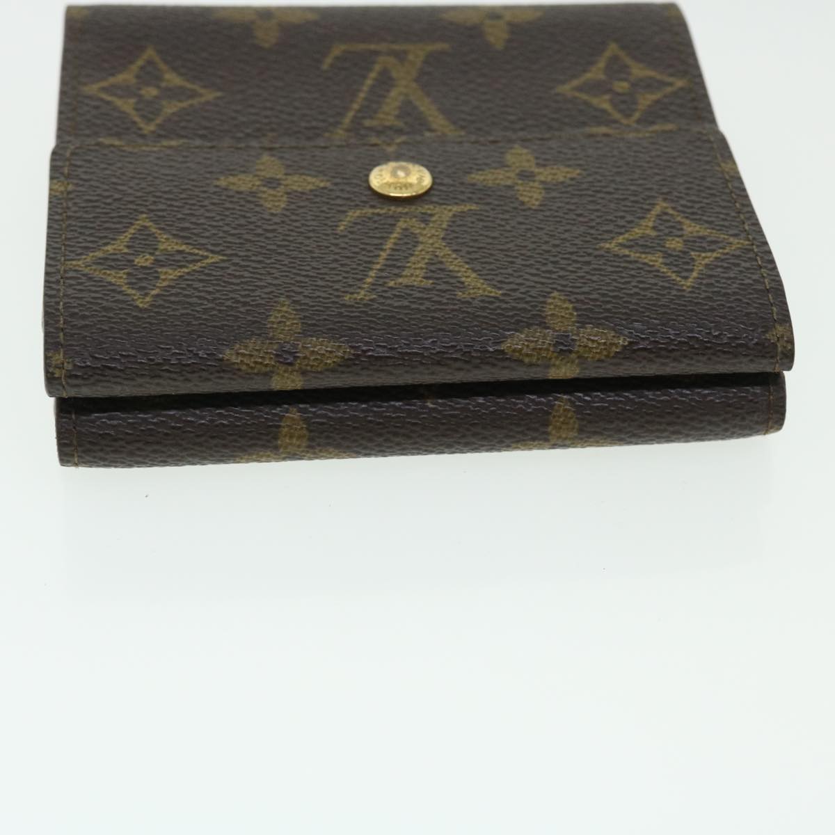 LOUIS VUITTON Monogram Portefeuille Elise Wallet M61654 LV Auth 50456