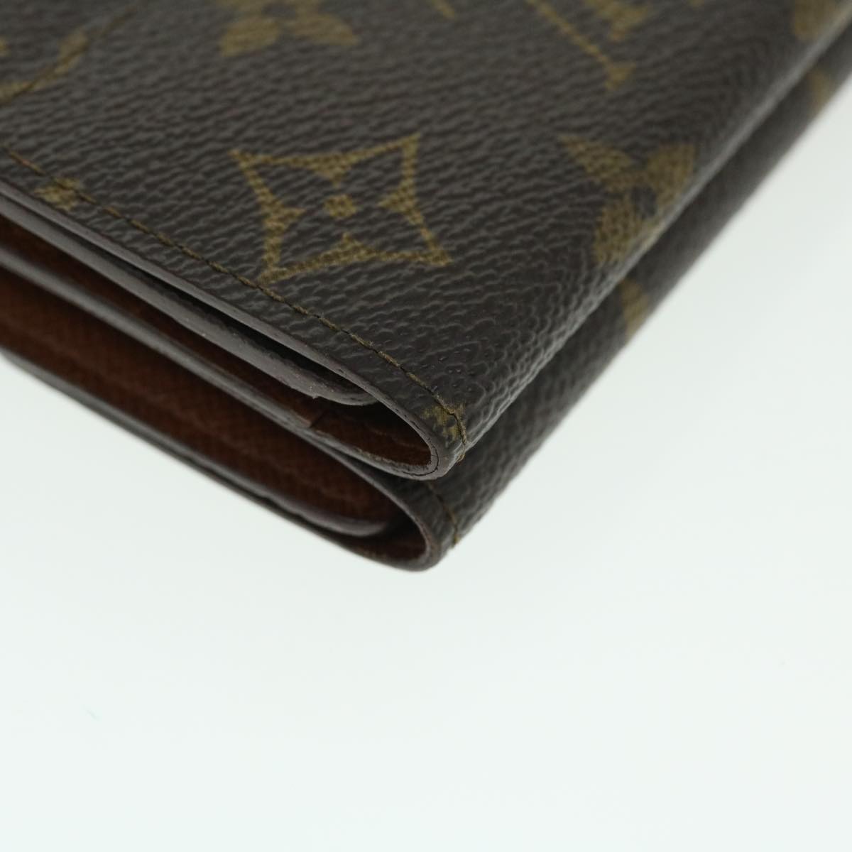 LOUIS VUITTON Monogram Portefeuille Elise Wallet M61654 LV Auth 50456