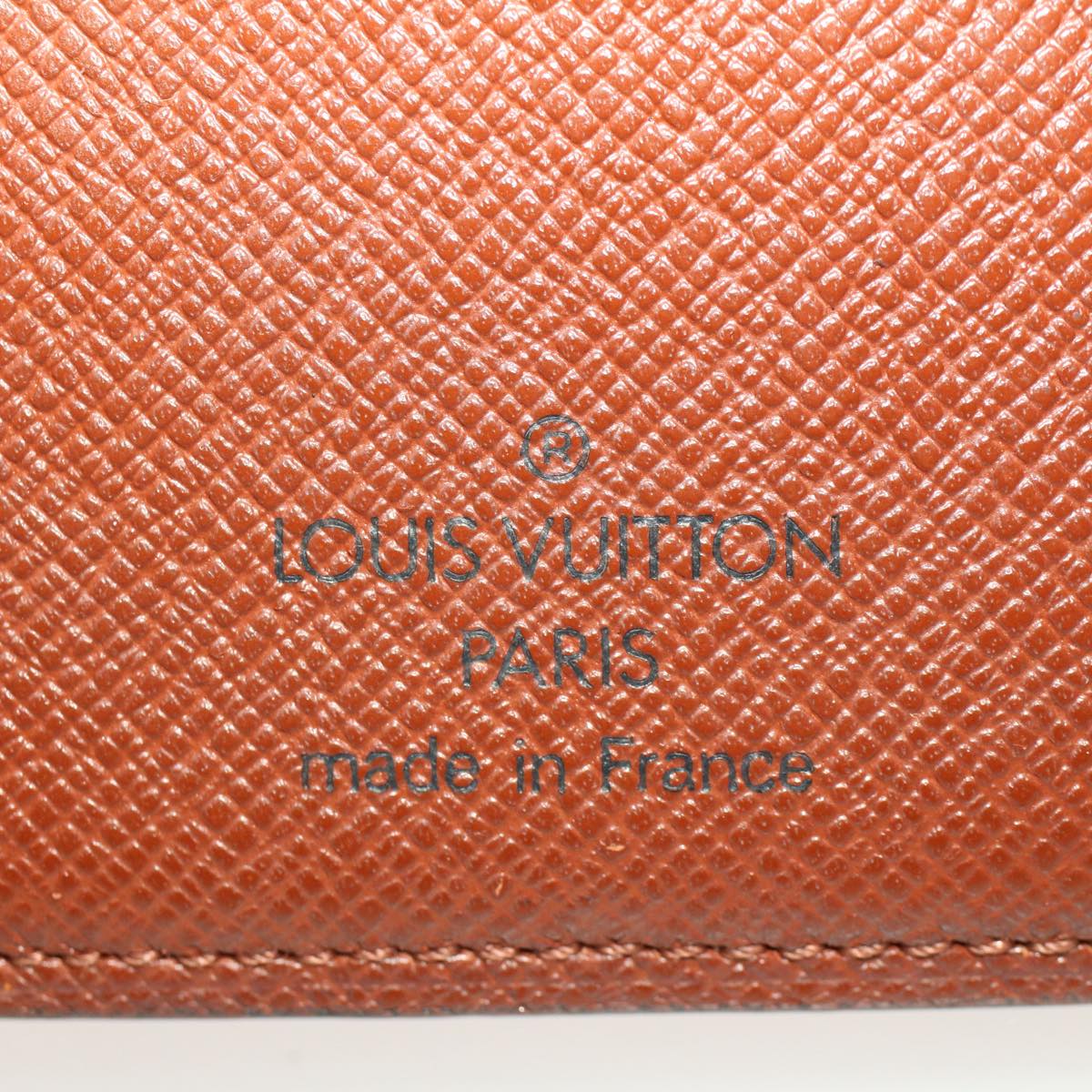 LOUIS VUITTON Monogram Porte Monnaie Billets Viennois Wallet M61663 Auth 50459