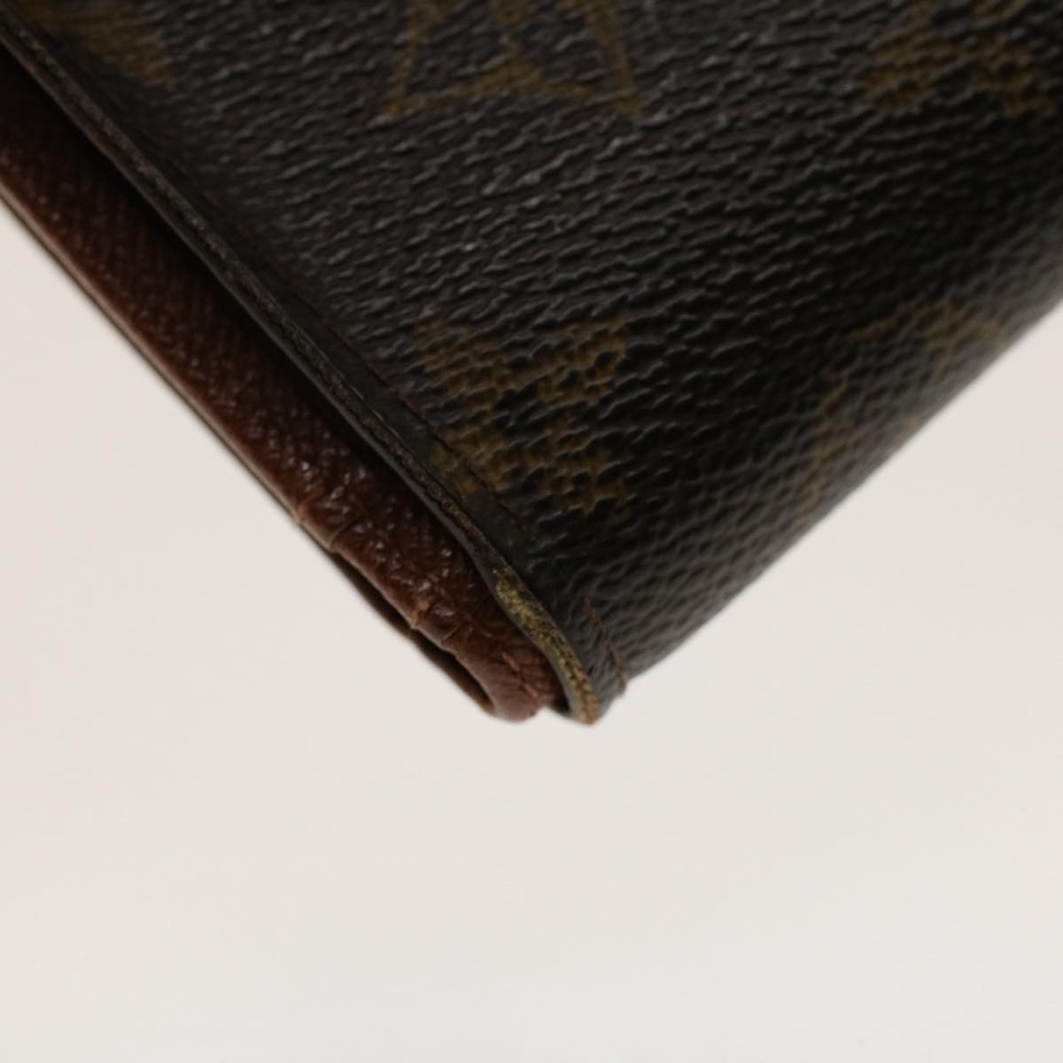 LOUIS VUITTON Monogram Porte Monnaie Billets Viennois Wallet M61663 Auth 50459