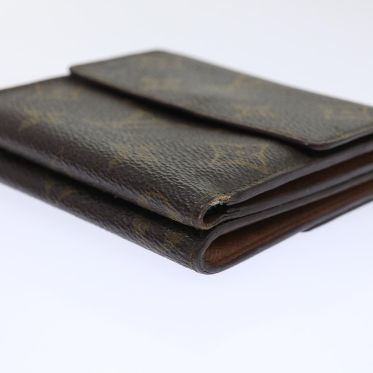 LOUIS VUITTON Monogram Portefeuille Elise Wallet M61654 LV Auth 50461