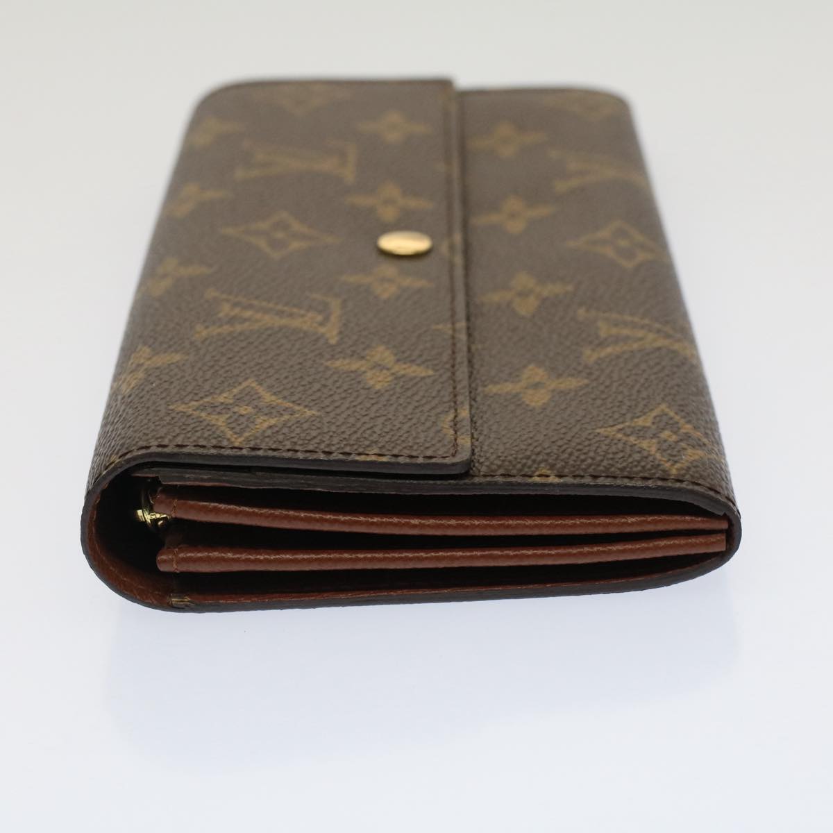 LOUIS VUITTON Monogram Pochette Porte Monnaie Credit Wallet M61725 Auth 50641