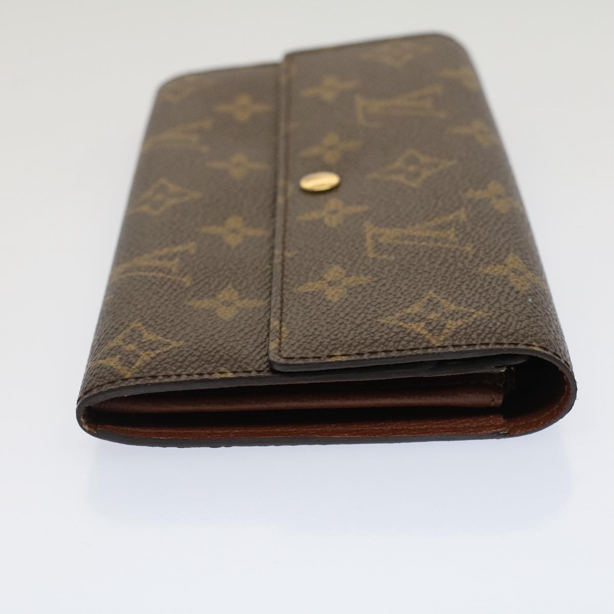 LOUIS VUITTON Monogram Pochette Porte Monnaie Credit Wallet M61725 Auth 50641