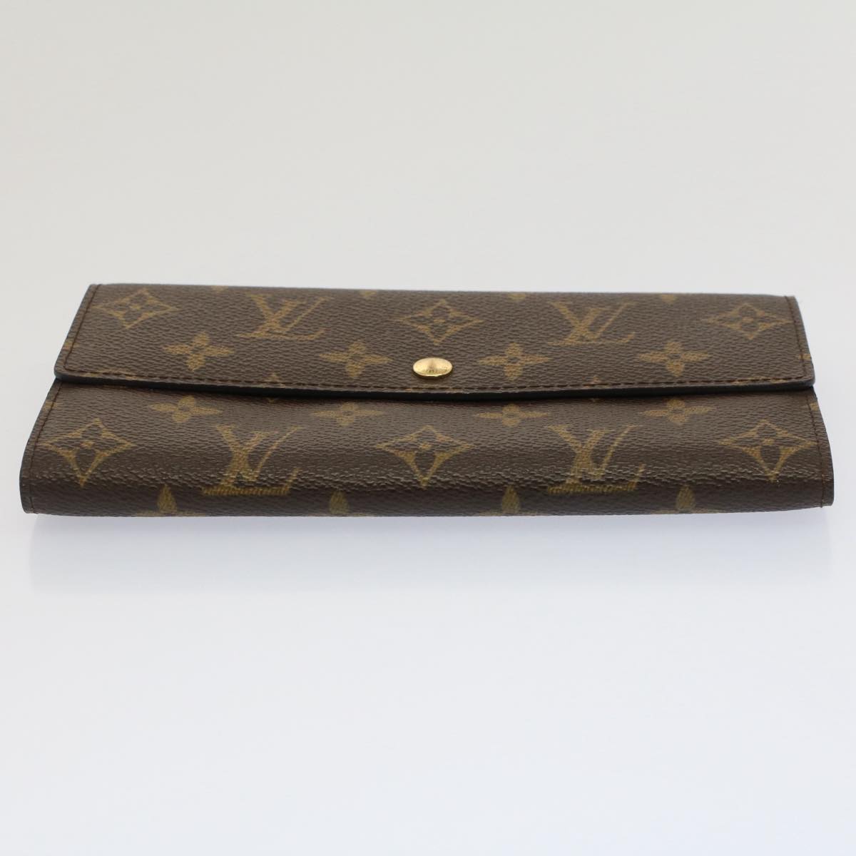 LOUIS VUITTON Monogram Pochette Porte Monnaie Credit Wallet M61725 Auth 50641