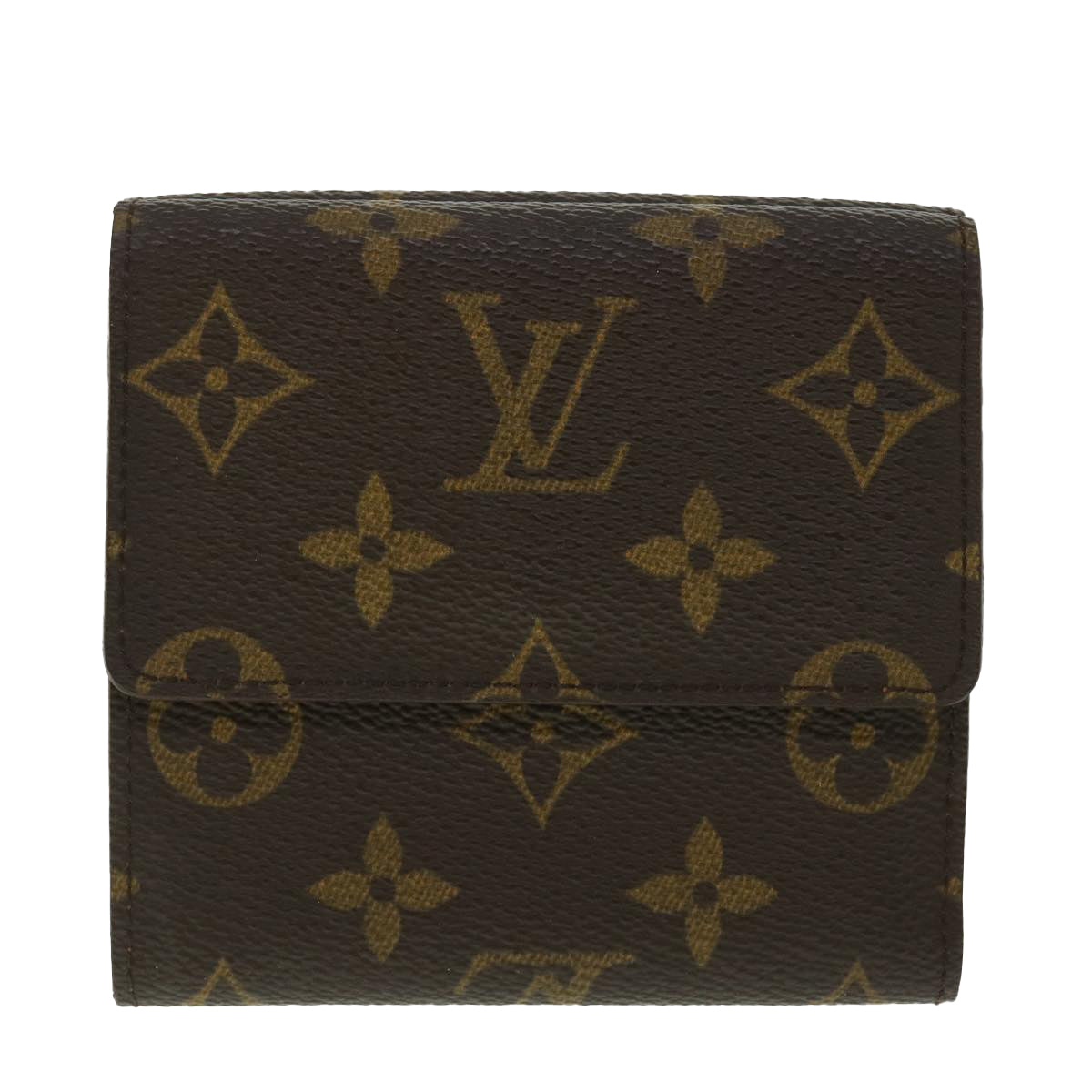 LOUIS VUITTON Monogram Porte Monnaie Bier Cartes Crdit Wallet M61652 Auth 50747