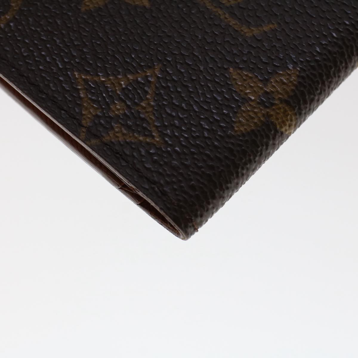 LOUIS VUITTON Monogram Porte Valeurs Cartes Credit Wallet M61823 LV Auth 50748