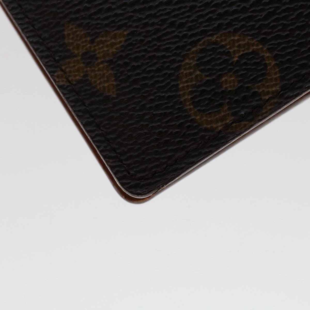 LOUIS VUITTON Monogram Porte Valeurs Cartes Credit Wallet M61823 LV Auth 50748