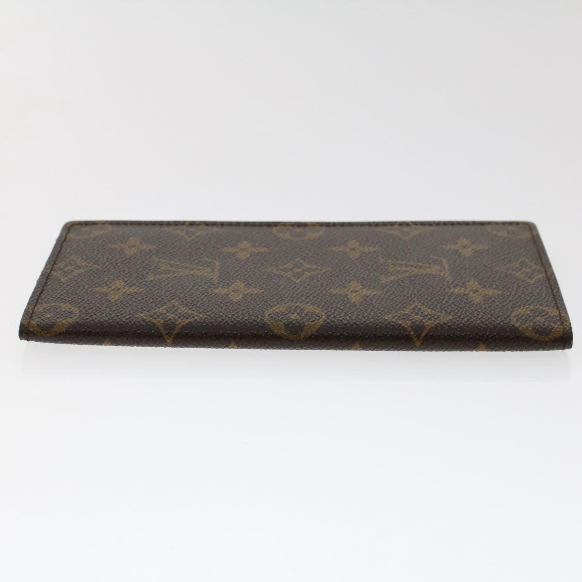 LOUIS VUITTON Monogram Porte Valeurs Cartes Credit Wallet M61823 LV Auth 50748