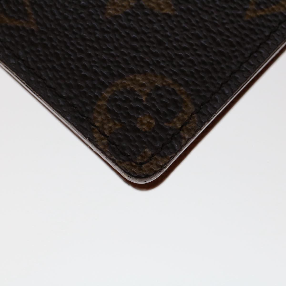 LOUIS VUITTON Monogram Porte Valeurs Cartes Credit Wallet M61823 LV Auth 50748