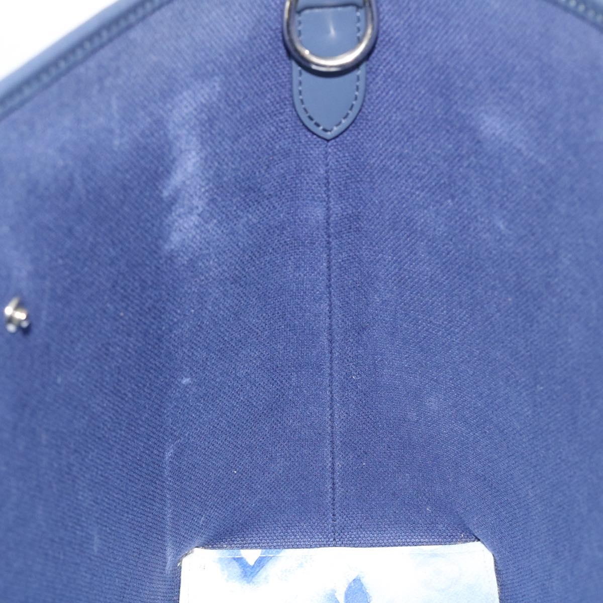 LOUIS VUITTON Monogram Water Color Weekend Tote PM Bag Blue M45756 Auth 50808S