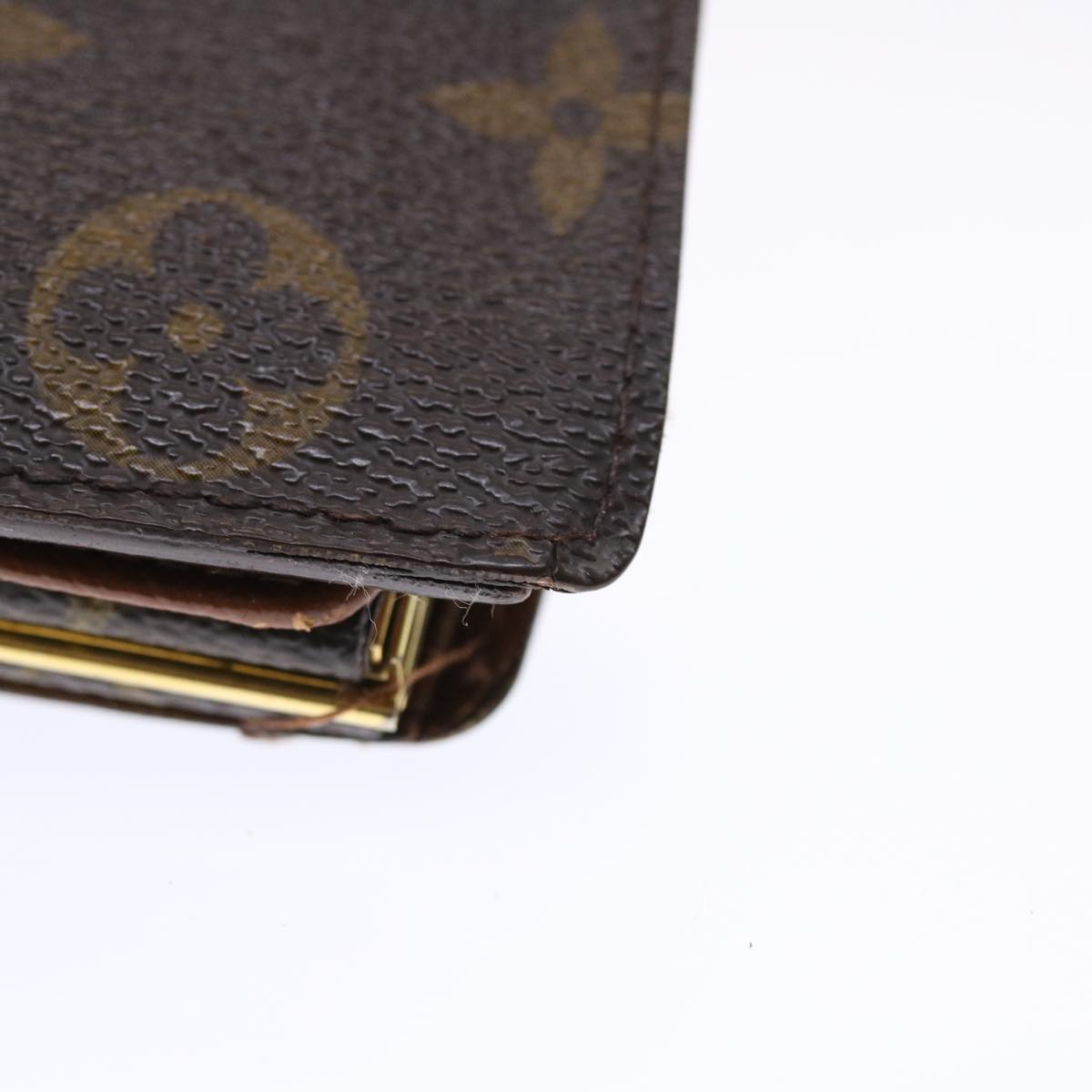 LOUIS VUITTON Monogram Porte Monnaie Billets Viennois Wallet M61663 Auth 50812