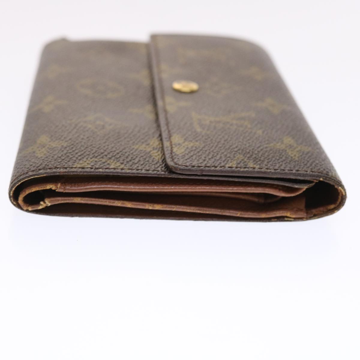 LOUIS VUITTON Monogram Porte Tresor Etui Papie Wallet M61202 LV Auth 50829