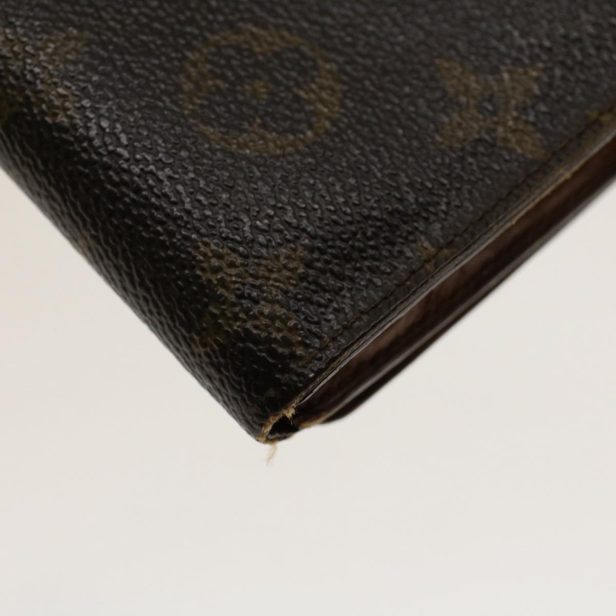 LOUIS VUITTON Monogram Porte Monnaie Billets Viennois Wallet M61663 Auth 50860