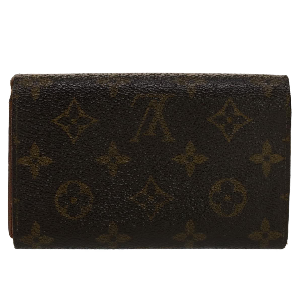 LOUIS VUITTON Monogram Porte Monnaie Billets Viennois Wallet M61663 Auth 50860