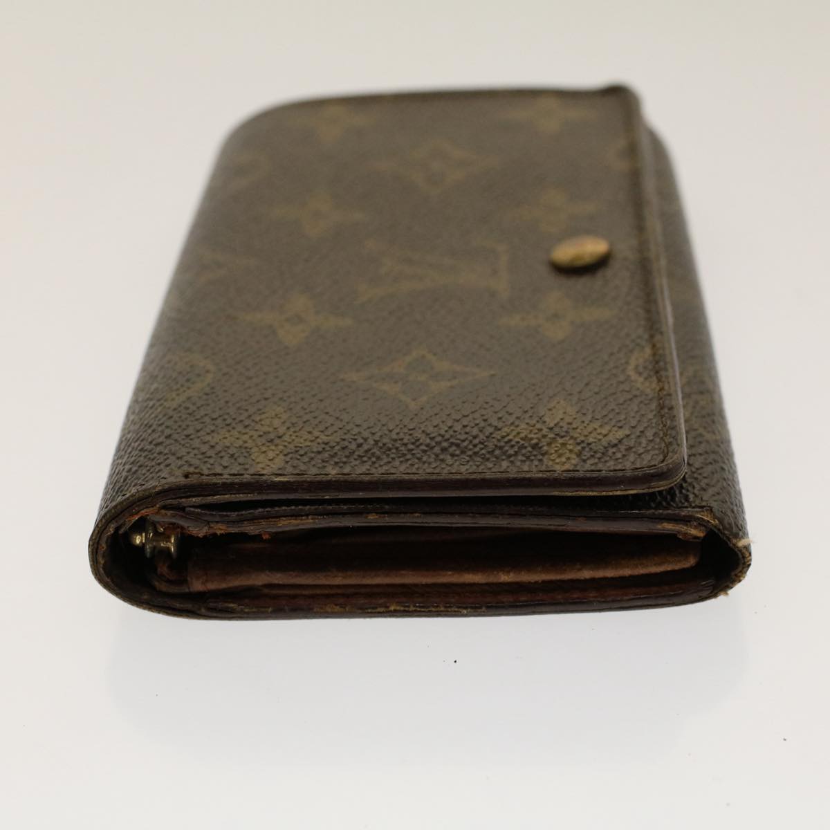 LOUIS VUITTON Monogram Porte Monnaie Billets Viennois Wallet M61663 Auth 50860