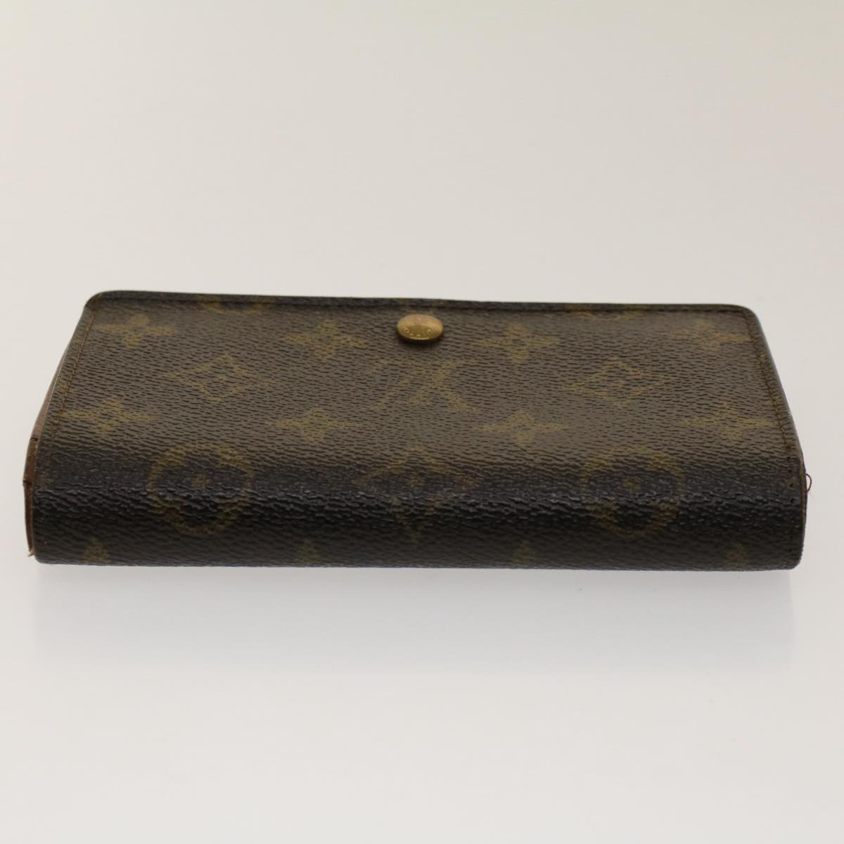 LOUIS VUITTON Monogram Porte Monnaie Billets Viennois Wallet M61663 Auth 50860