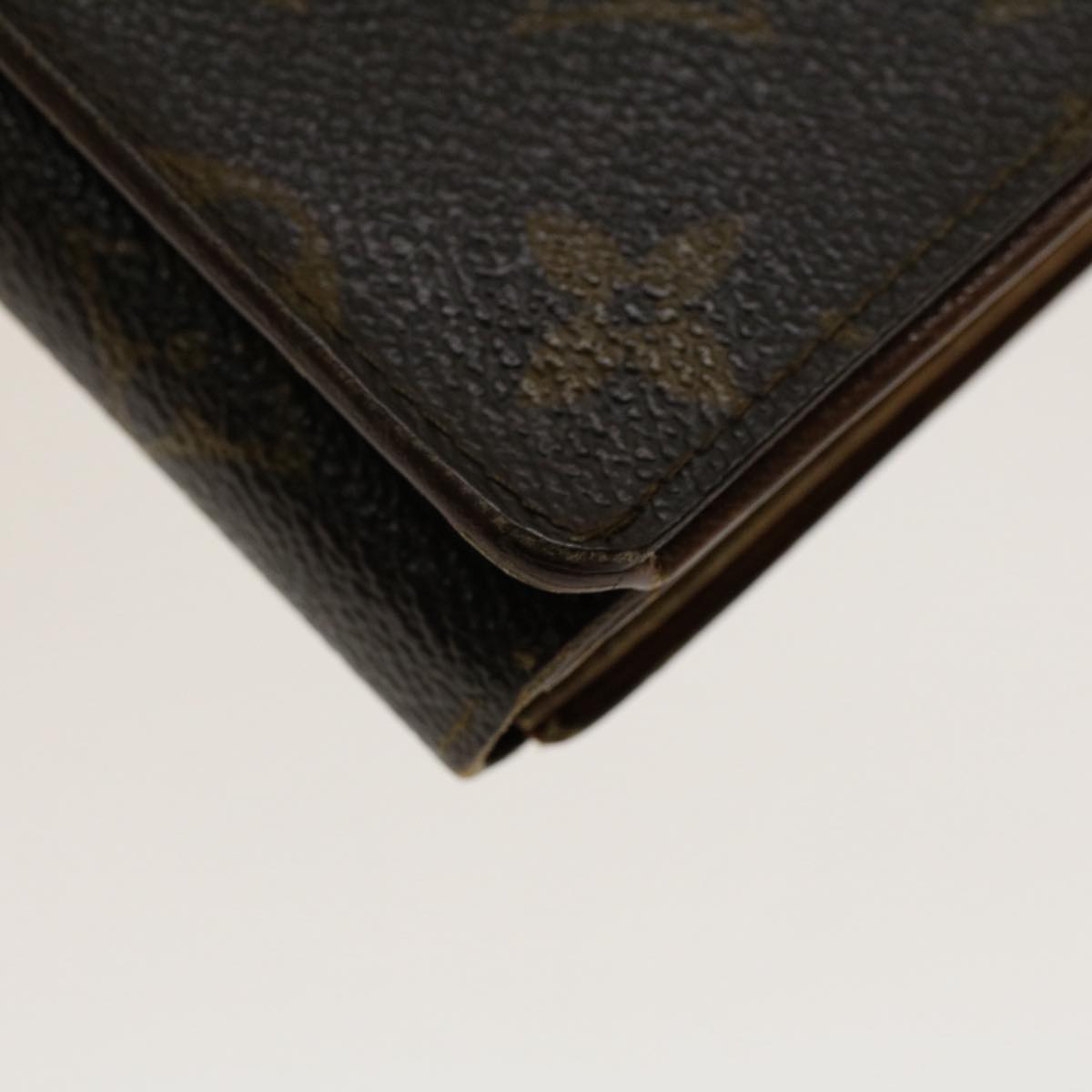 LOUIS VUITTON Monogram Porte Monnaie Billets Viennois Wallet M61663 Auth 50860