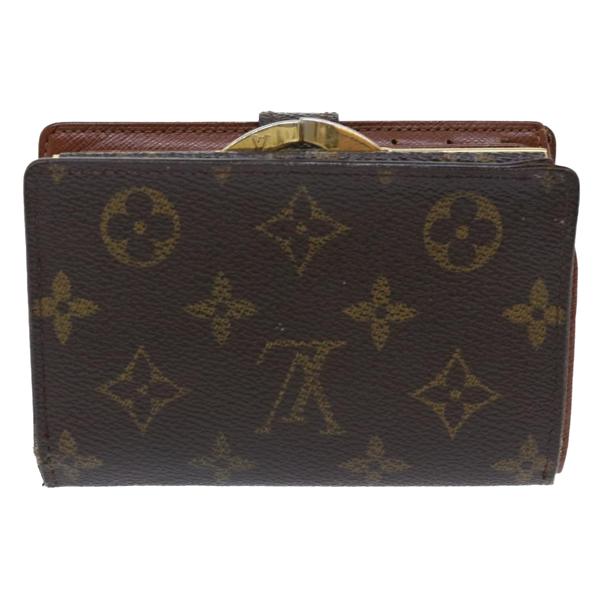 LOUIS VUITTON Monogram Porte Monnaie Billets Viennois Wallet M61663 Auth 50863