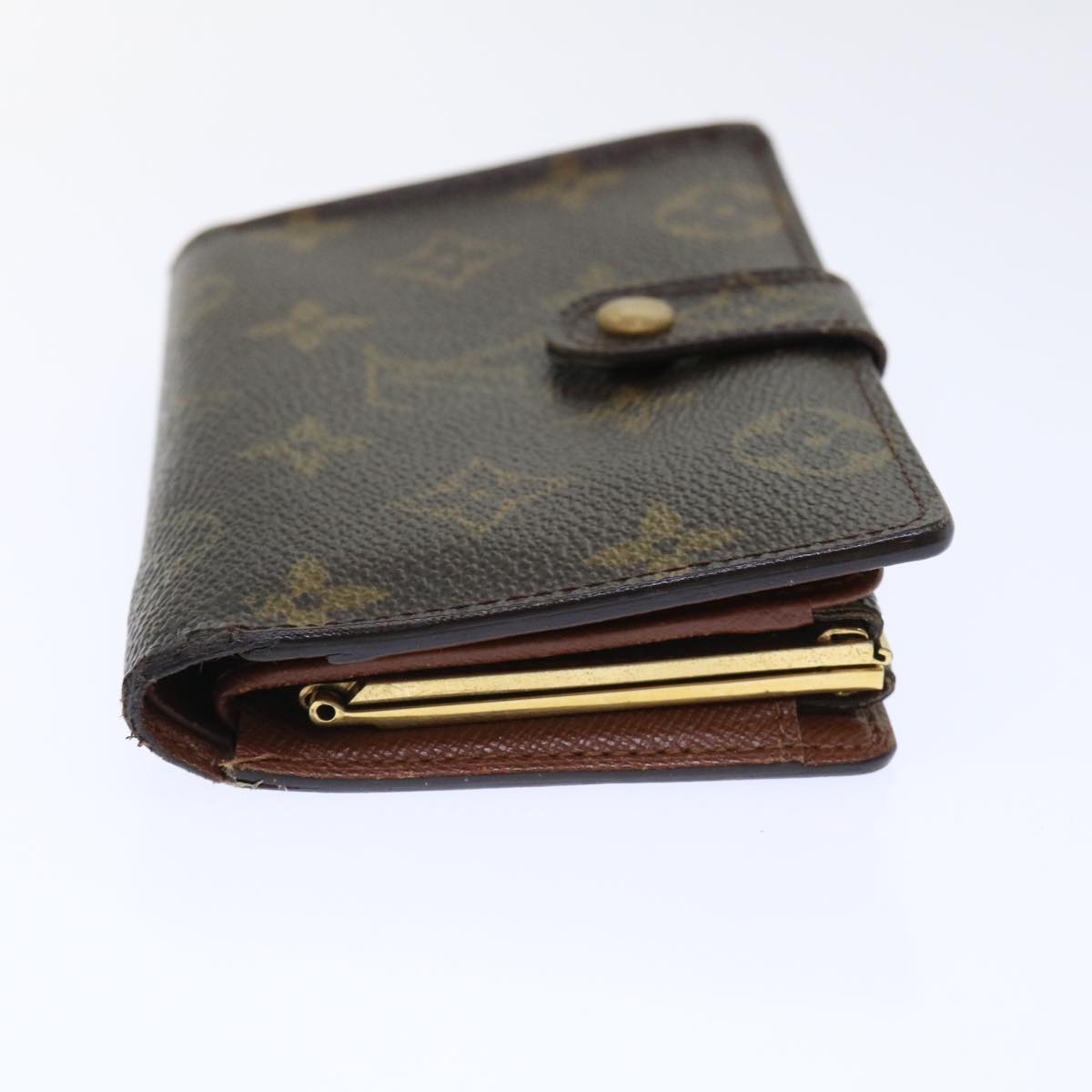 LOUIS VUITTON Monogram Porte Monnaie Billets Viennois Wallet M61663 Auth 50863