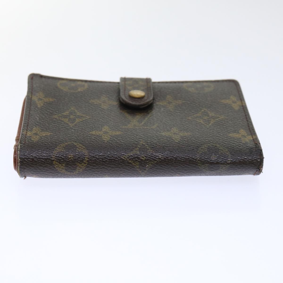 LOUIS VUITTON Monogram Porte Monnaie Billets Viennois Wallet M61663 Auth 50863