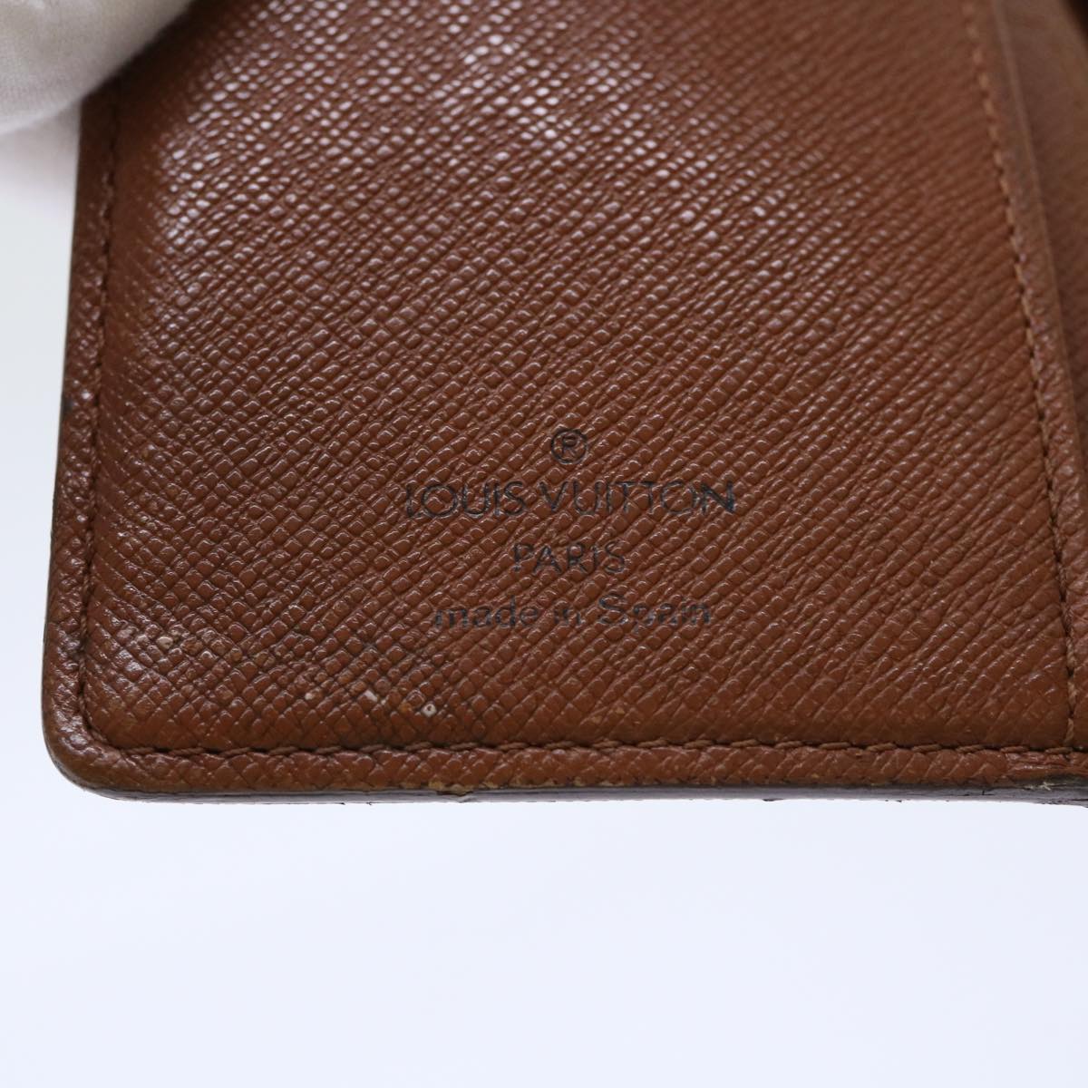 LOUIS VUITTON Monogram Porte Monnaie Billets Viennois Wallet M61663 Auth 50864