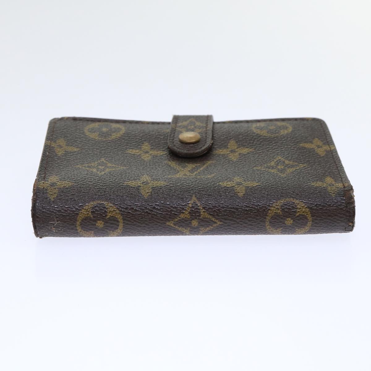 LOUIS VUITTON Monogram Porte Monnaie Billets Viennois Wallet M61663 Auth 50864