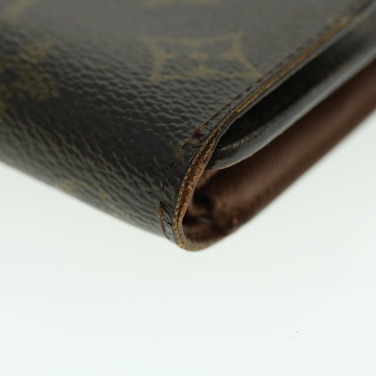 LOUIS VUITTON Monogram Portefeuille International Long Wallet M61217 Auth 50867