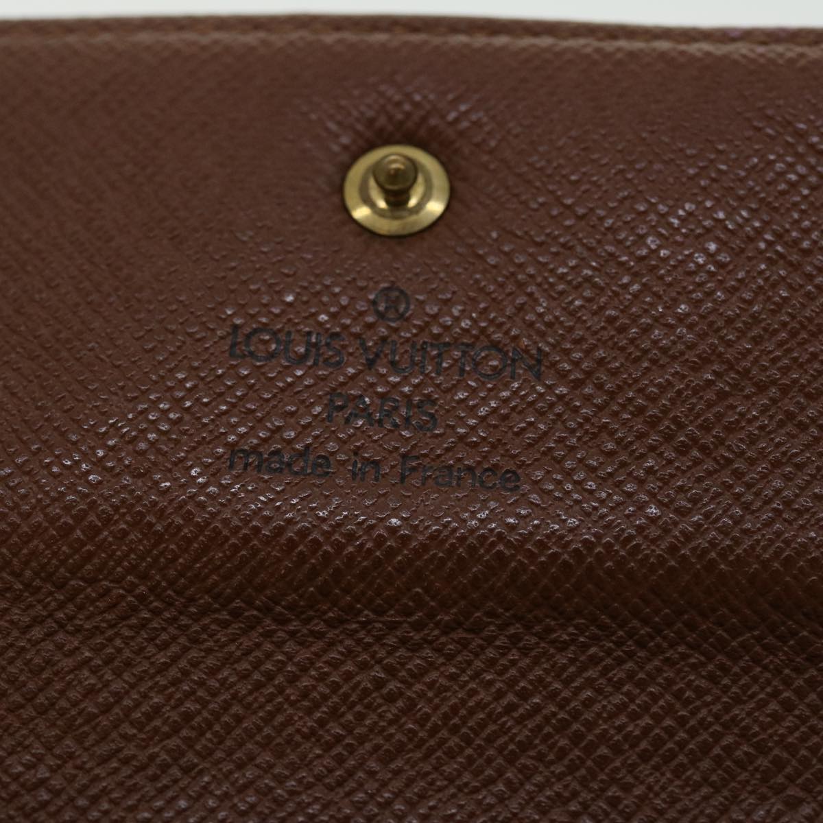 LOUIS VUITTON Monogram Portefeuille International Long Wallet M61217 Auth 50867