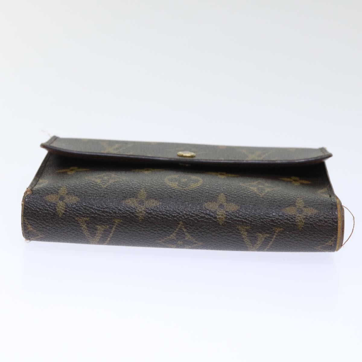 LOUIS VUITTON Monogram Porte Tresor Etui Papie Wallet M61202 LV Auth 50877